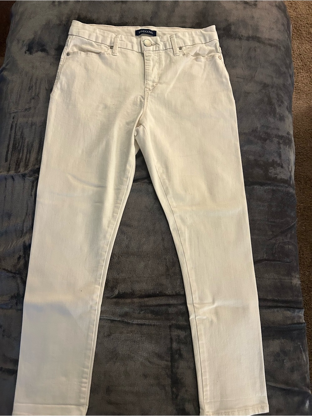 Bandolino Men's Slim Jeans in Cream